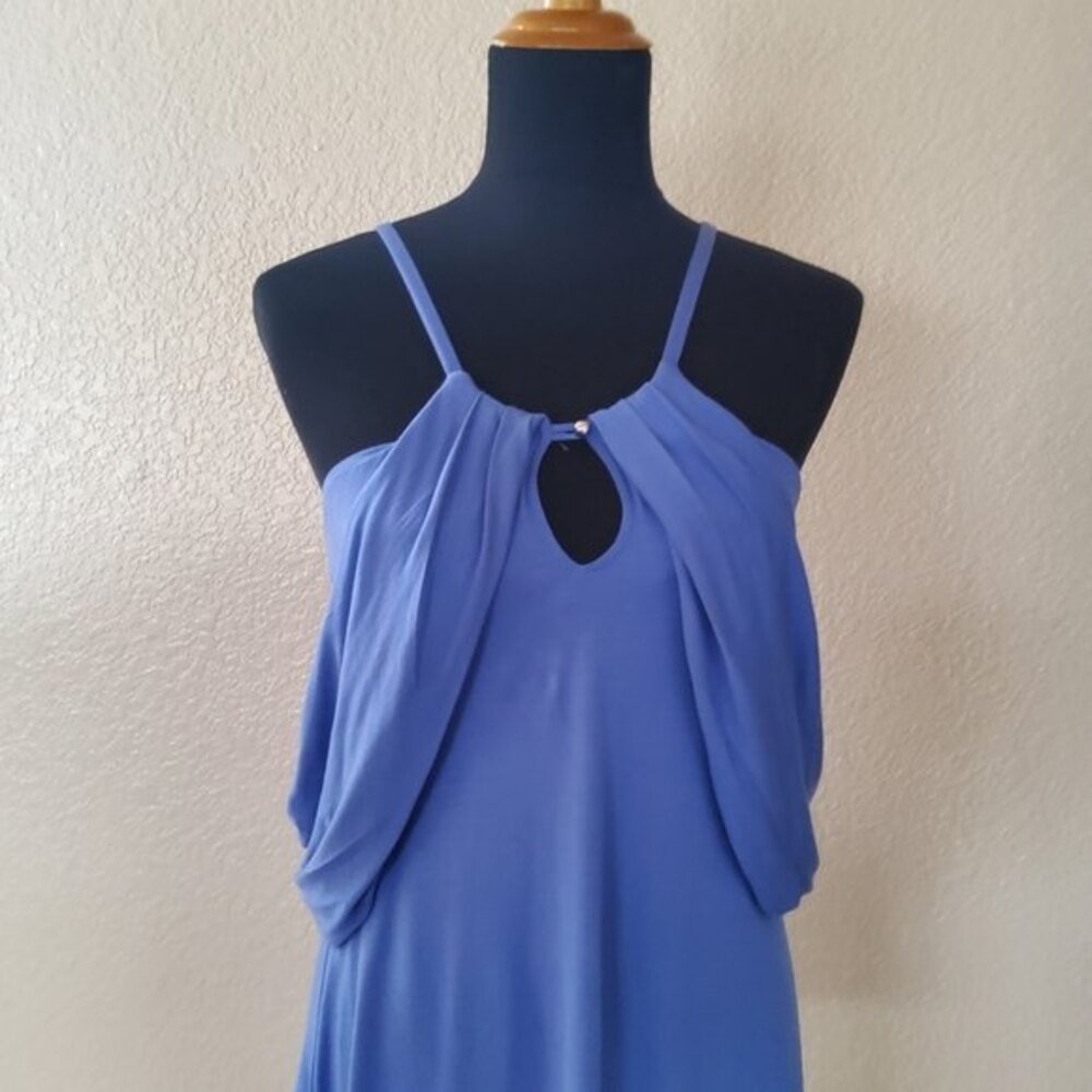 New LaROK Sleeveless Cami Tank Top Blue - Picture 2 of 7